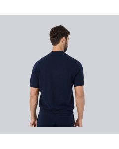 Men's Polo Top Grey Marl